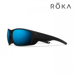 료카 AT-1X 매트 블랙 - 글래시어 미러 편광 렌즈