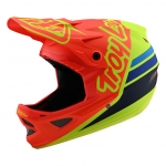 트로이리 디자인 D3 파이버라이트 실루엣 오렌지 풀페이스 헬멧 (오렌지/옐로우)