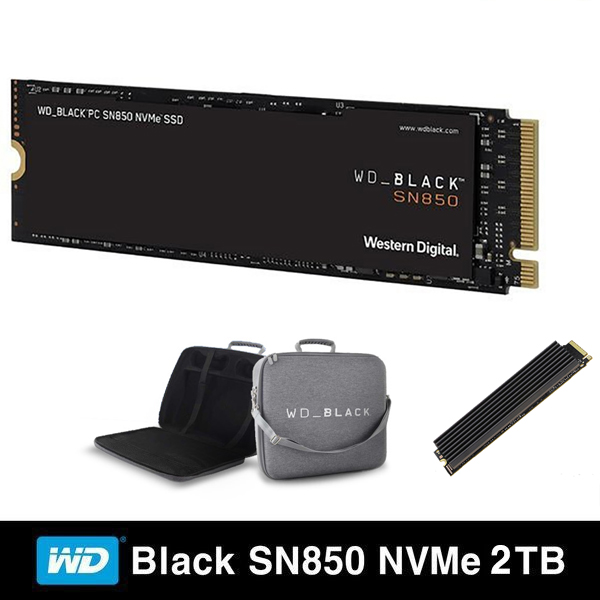 WD Black SN850 NVMe 2TB SSD / 사은품