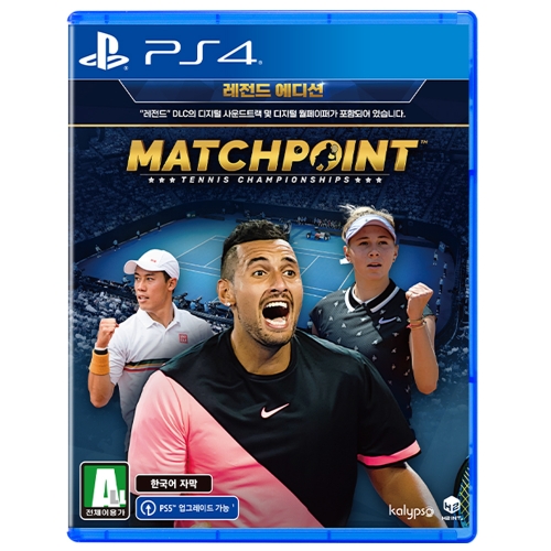 PS4 매치포인트 테니스 챔피언십 레전드에디션 한글판