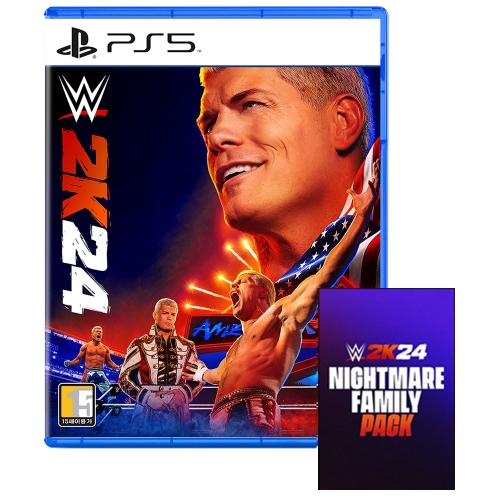 PS5 WWE 2K24 스탠다드에디션 나이트메어패밀리팩증정