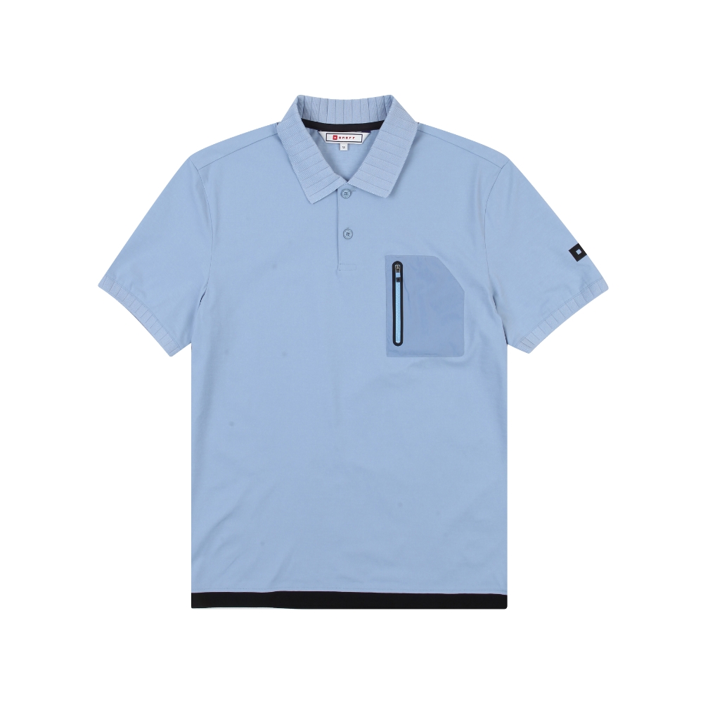 [온오프골프웨어] 남성 카라넥 반팔 티셔츠 OF9003GA_BLUE