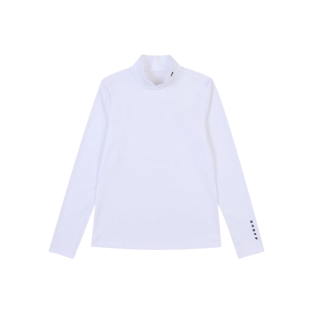 [온오프골프웨어] 여성 하이넥 긴팔 티셔츠 OF6903LA_WHITE