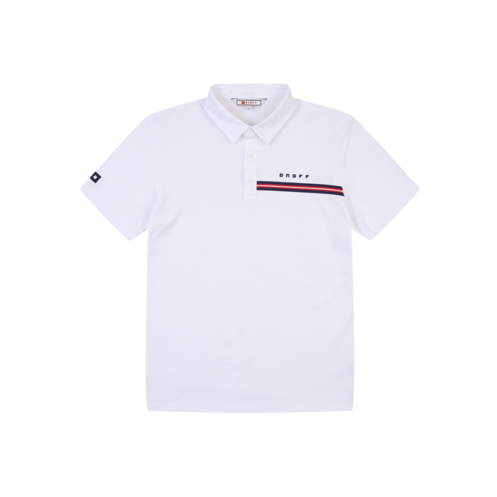 [온오프골프웨어] 남성 피케 반팔 티셔츠 OF9503GA_WHITE