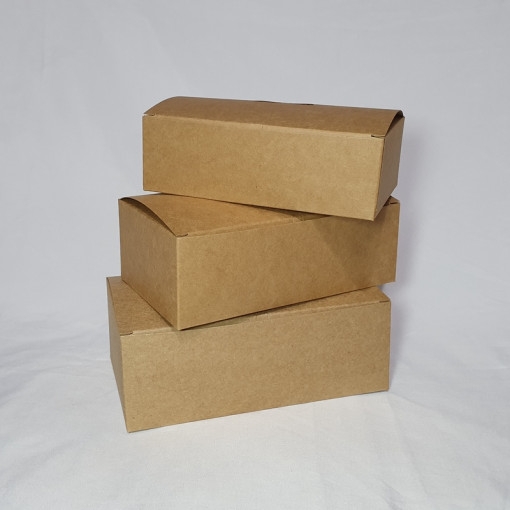 크라프트 무지 화이트지 치킨박스 소 중 대 200매 상자 닭강정 와플 포장용기 배달
